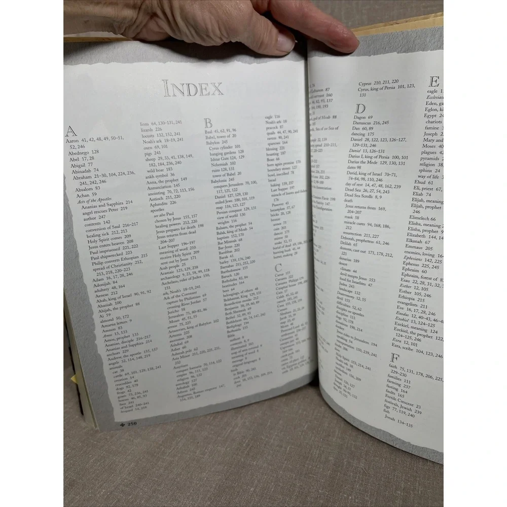 Martin Manser BIBLE STORIES Old/New Testaments, Artefacts, Maps, & Illustrations